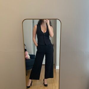 Black Vest Zara Basic